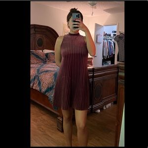 60s-Inspired Velvet high neck dress (NOT VINTAGE)